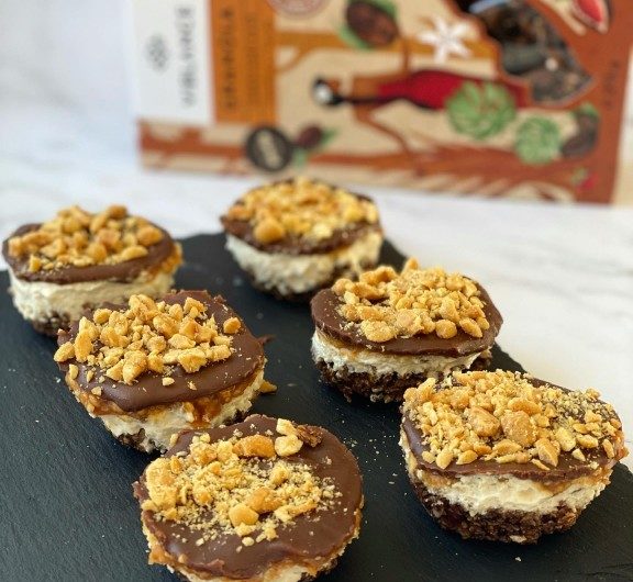Hamis snickers muffin (vegán)