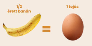 tojás banánpép