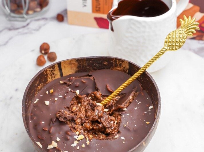 A legfinomabb csokis zabkása- Ferrero Zabkása