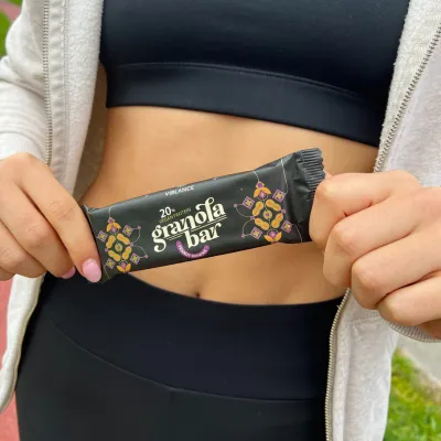 brownie granola bar after running