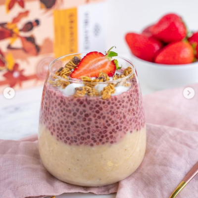chia cup with granola