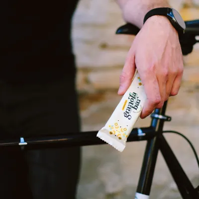 sport snack lemon granola bar