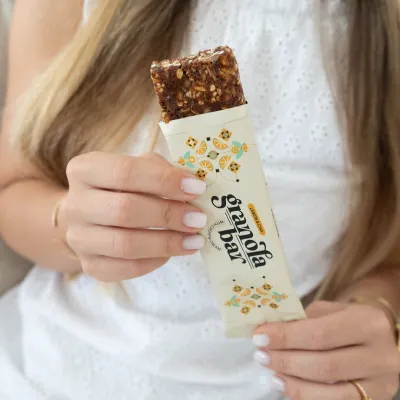 vegan granola bar afternoon snack
