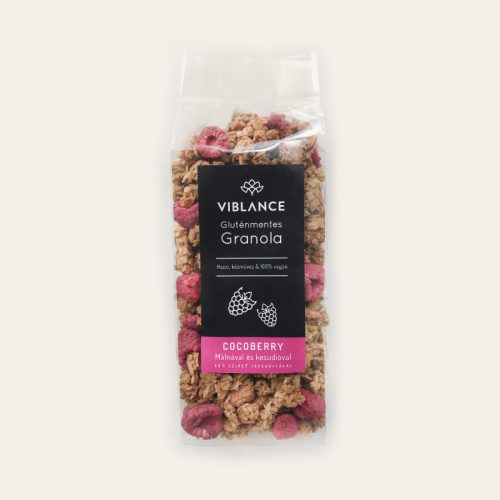 Small bag of Viblance granola (250g) - Cocoberry with raspberries